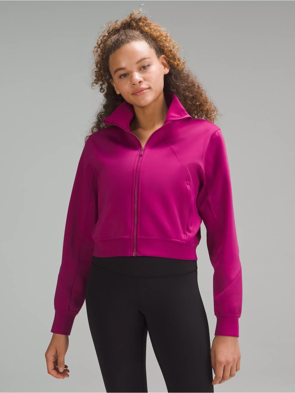 Lululemon - Luxtreme Spacer Full Zip Jacket - Magenta Purple - Sz 8